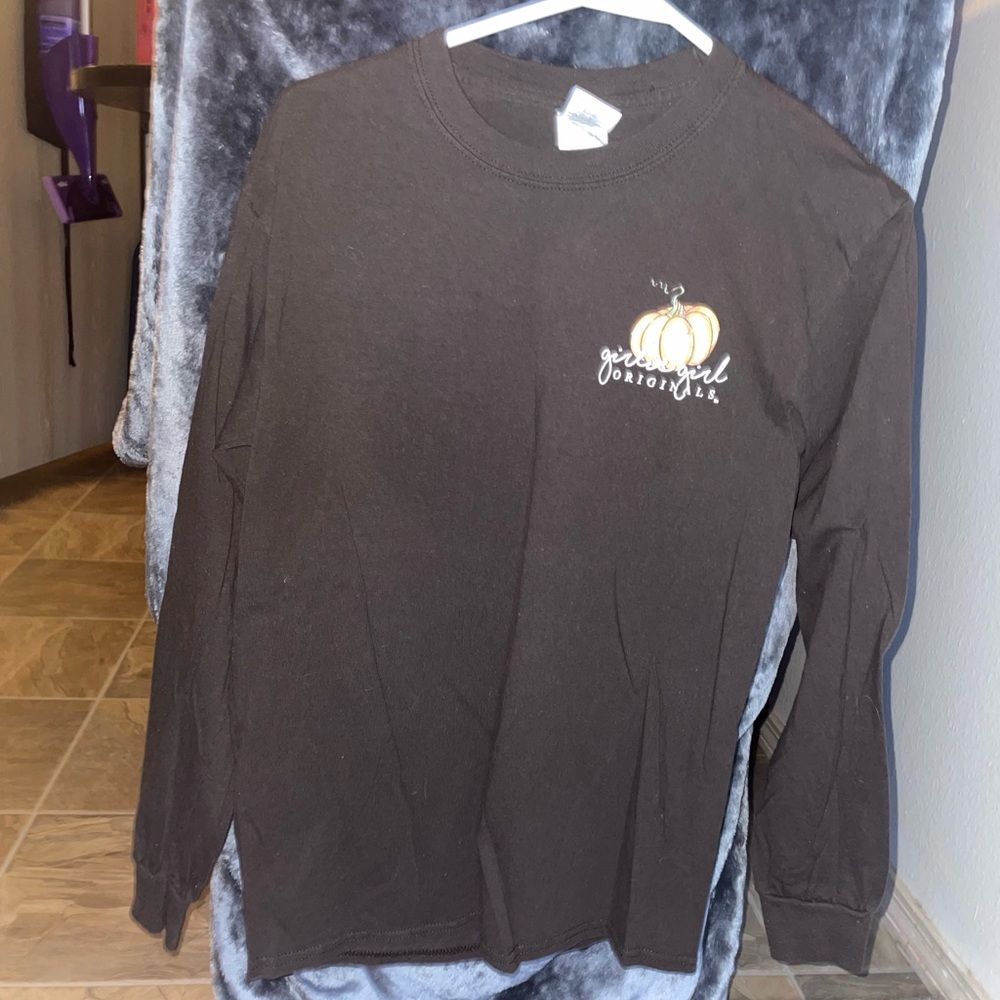 NEVER WORN | SMALL | Girlie Girl Originals | Pumpkin Long Sleeve Tee